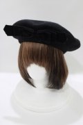 Maria pipi / ベルベットリボンベレー  ブラック H-25-03-22-067-EL-AC-NS-ZH