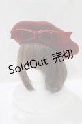 Maria pipi / ベルベットリボンベレー  ボルドー H-25-03-22-068-EL-AC-NS-ZH