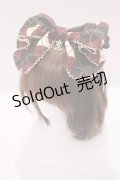 ALICE and the PIRATES / Nostalgic Gift〜くるみ割り人形と大切な想い出〜柄リボンカチューシャ  エンジ H-25-03-22-074-PA-AC-NS-ZH