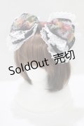 BABY,THE STARS SHINE BRIGHT / Le Bouquet de la Croix柄カチューシャ  ブラック H-25-03-22-075-BA-AC-NS-ZH