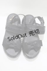 m petit by misako / リボンスニーカーサンダル L ブラック H-25-03-22-078-LO-SH-NS-ZH