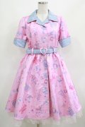 Angelic Pretty / Neon Star Dinerワンピース Free ピンク H-25-03-22-007-AP-OP-NS-ZH
