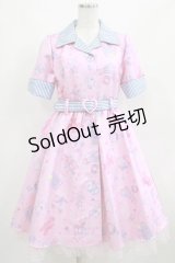 Angelic Pretty / Neon Star Dinerワンピース Free ピンク H-25-03-22-007-AP-OP-NS-ZH