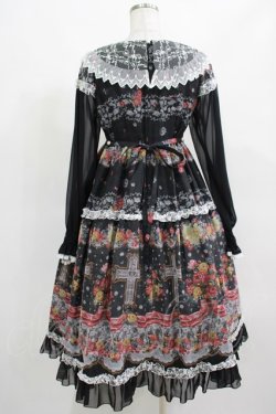 画像3: BABY,THE STARS SHINE BRIGHT / Le Bouquet de la Croix柄ワンピース Free ブラック H-25-03-22-001-BA-OP-NS-ZH