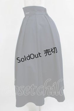 画像2: Maison de FLEUR Petite Robe canone / 屈しないハイウエストスカート M Navy H-25-03-22-011-EL-SK-NS-ZH