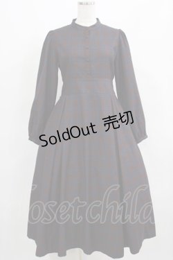 画像1: Maison de FLEUR Petite Robe canone / ニナのお茶会ワンピース M BORDEAUX H-25-03-22-013-EL-OP-NS-ZH