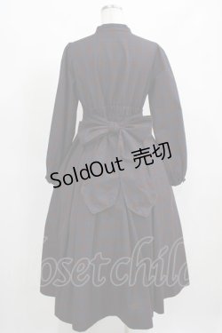 画像3: Maison de FLEUR Petite Robe canone / ニナのお茶会ワンピース M BORDEAUX H-25-03-22-013-EL-OP-NS-ZH