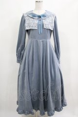 Maison de FLEUR Petite Robe canone / 星に届きそうなワンピース M Light Blue H-25-03-22-014-EL-OP-NS-ZH