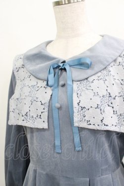 画像4: Maison de FLEUR Petite Robe canone / 星に届きそうなワンピース M Light Blue H-25-03-22-014-EL-OP-NS-ZH