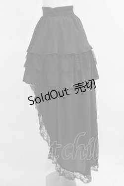 画像2: Jamie エーエヌケー / ティアードテールスカート M ブラック H-25-03-22-020-LO-SK-NS-ZH