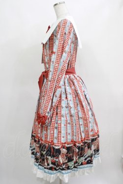 画像2: metamorphose / Happy Sewing Timeワンピース サイズ1 サックス赤 H-25-03-22-022-ME-OP-NS-ZH