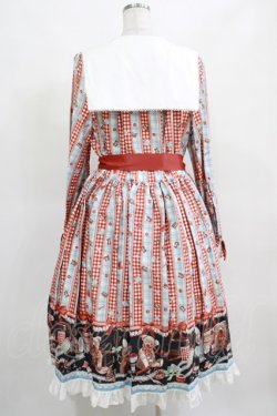 画像3: metamorphose / Happy Sewing Timeワンピース サイズ1 サックス赤 H-25-03-22-022-ME-OP-NS-ZH