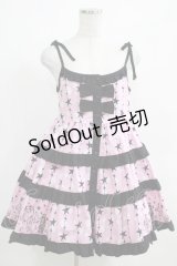 PEACE NOW / プリントティアードキャミワンピース  ピンク H-25-03-23-003-PU-OP-KB-ZH