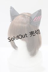 中央町戦術工芸 / ネコミミユニット  黒×ピンク H-25-03-23-044-PU-AC-KB-ZH