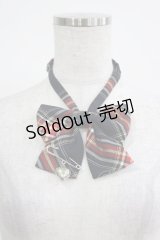 PEACE NOW / チェックリボンタイ  紺 H-25-03-23-057-PU-ZA-KB-ZH