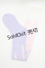 ACDC RAG / タレニーハイ  ホワイト×ピンク×パープル H-25-03-23-064-PU-ZA-KB-ZH