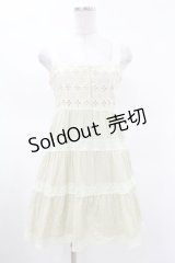 MILK / Cotton lacyワンピース  ミント H-25-03-23-1037-ML-OP-KB-ZH