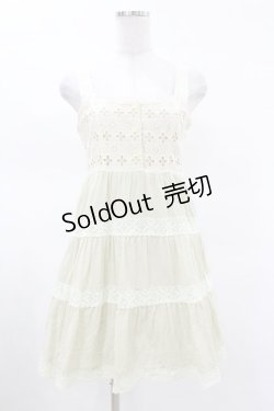 画像1: MILK / Cotton lacyワンピース  ミント H-25-03-23-1037-ML-OP-KB-ZH
