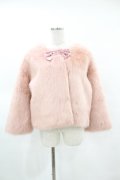 MILK / Fluffyショートコート  ピンク H-25-03-23-1054-ML-CO-KB-ZT-C044