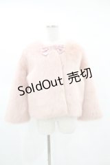 MILK / Fluffyショートコート  ピンク H-25-03-23-1054-ML-CO-KB-ZT-C044