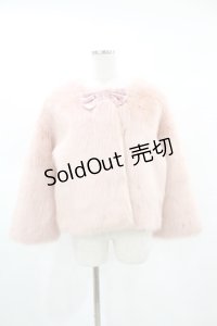 MILK / Fluffyショートコート  ピンク H-25-03-23-1054-ML-CO-KB-ZT-C044