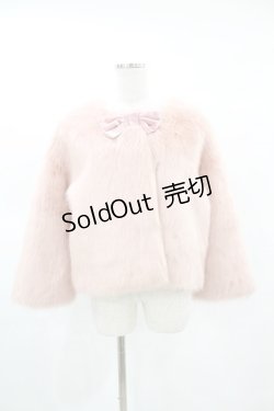 画像1: MILK / Fluffyショートコート  ピンク H-25-03-23-1054-ML-CO-KB-ZT-C044