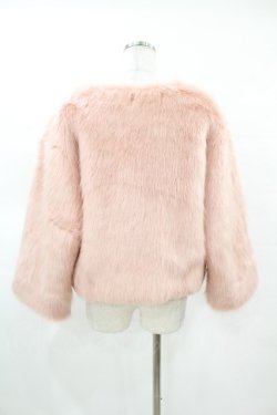 画像2: MILK / Fluffyショートコート  ピンク H-25-03-23-1054-ML-CO-KB-ZT-C044