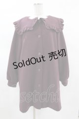 merry jenny / Aラインセーラーコート  ボルドー H-25-03-23-1059-LO-CO-KB-ZT-C044