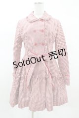 MILK / BeBeギンガムコート  レッドギンガム H-25-03-23-1061-ML-CO-KB-ZH