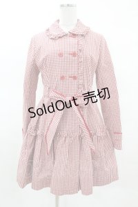 MILK / BeBeギンガムコート  レッドギンガム H-25-03-23-1061-ML-CO-KB-ZH