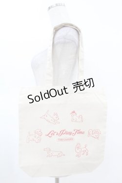 画像1: Candy Stripper / PLAY TIME TOTE BAG   H-25-03-23-1015-PU-BG-KB-ZH