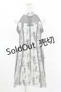 Qutie Frash / 異素材切替ZIPベスト  黒 H-25-03-23-1017-QU-TO-KB-ZH