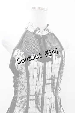 画像4: Qutie Frash / 異素材切替ZIPベスト  黒 H-25-03-23-1017-QU-TO-KB-ZH