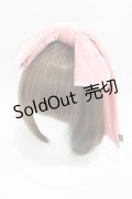 Katie / DOLL RIBBON head dress  ピンクベロア H-25-03-23-1002-LO-AC-KB-ZH