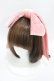 画像1: Katie / DOLL RIBBON head dress  ピンクベロア H-25-03-23-1002-LO-AC-KB-ZH (1)