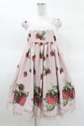 Melody BasKet / Natural Strawberryレースジャンパースカート  ピンク H-25-03-23-1020-LO-OP-KB-ZH