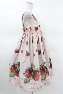 画像3: Melody BasKet / Natural Strawberryレースジャンパースカート  ピンク H-25-03-23-1020-LO-OP-KB-ZH