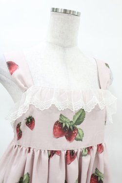 画像4: Melody BasKet / Natural Strawberryレースジャンパースカート  ピンク H-25-03-23-1020-LO-OP-KB-ZH
