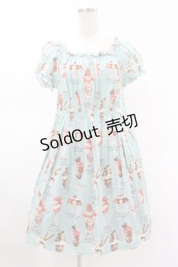 画像1: Jane Marple / Sweet Parfaitのドレス  ミント H-25-03-23-1025-JM-OP-KB-ZH