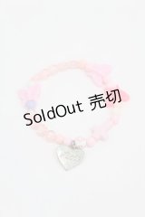 Katie / BUTTERFLYブレスレット  ピンク H-25-03-23-1003-LO-AC-KB-ZH