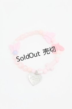 画像1: Katie / BUTTERFLYブレスレット  ピンク H-25-03-23-1003-LO-AC-KB-ZH