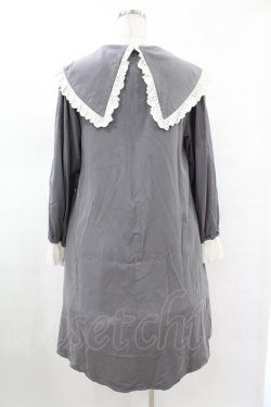 画像2: Candy Stripper / FRILL COLLARワンピース S グレー H-25-03-23-1028-PU-OP-KB-ZH