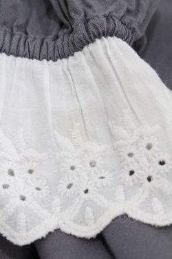 画像3: Candy Stripper / FRILL COLLARワンピース S グレー H-25-03-23-1028-PU-OP-KB-ZH