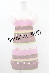 MILK / New Yorkケーキワンピース  ダークチェリーピスタチオケーキ H-25-03-23-1033-ML-OP-KB-ZH