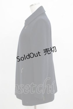 画像2: Jane Marple Dans Le Salon / ZIPウールコート  ネイビー H-25-03-23-074-JM-CO-KB-ZT-C044