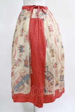画像2: Jane Marple / Here’s to the poet gather skirt  ローズ H-25-03-23-001-JM-SK-KB-ZH