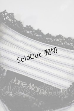 画像4: Jane Marple / ピンタックレースストライプブラウス  ブルーグレー H-25-03-23-016-JM-BL-KB-ZH
