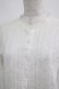 画像4: Jane Marple Dans Le Salon / レースとピンタックのブラウス  オフ H-25-03-23-019-JM-BL-KB-ZH (4)