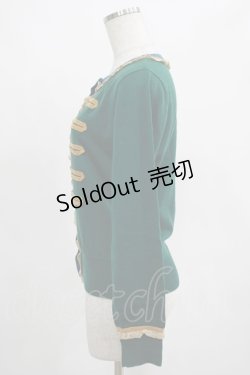 画像2: Jane Marple / ナポレオンカーディガン  グリーン H-25-03-23-021-JM-TO-KB-ZH