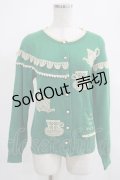 Jane Marple / Mad Tea Partyのカーディガン  グリーン H-25-03-23-023-JM-TO-KB-ZH
